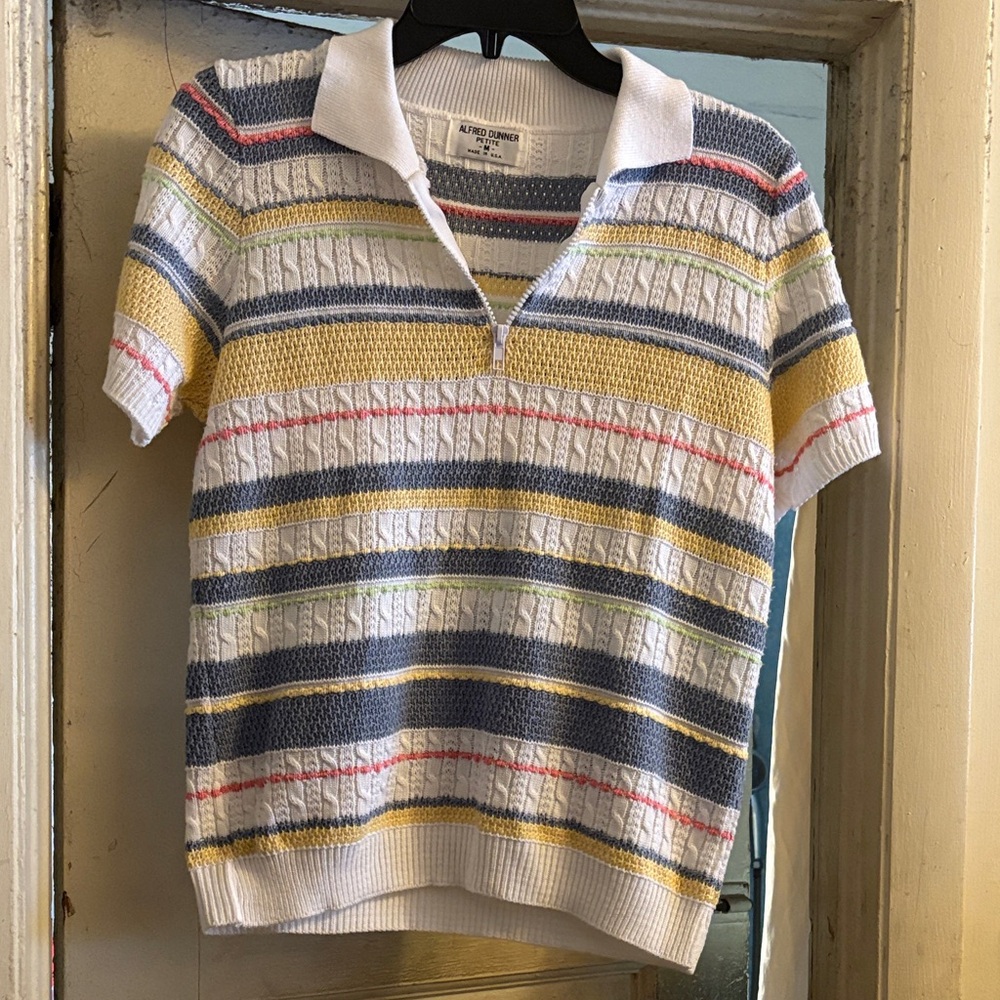 Vintage Alfred Dunner Knit Polo